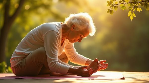 Combattez l'ostéoporose avec le yoga : postures et conseils pratiques